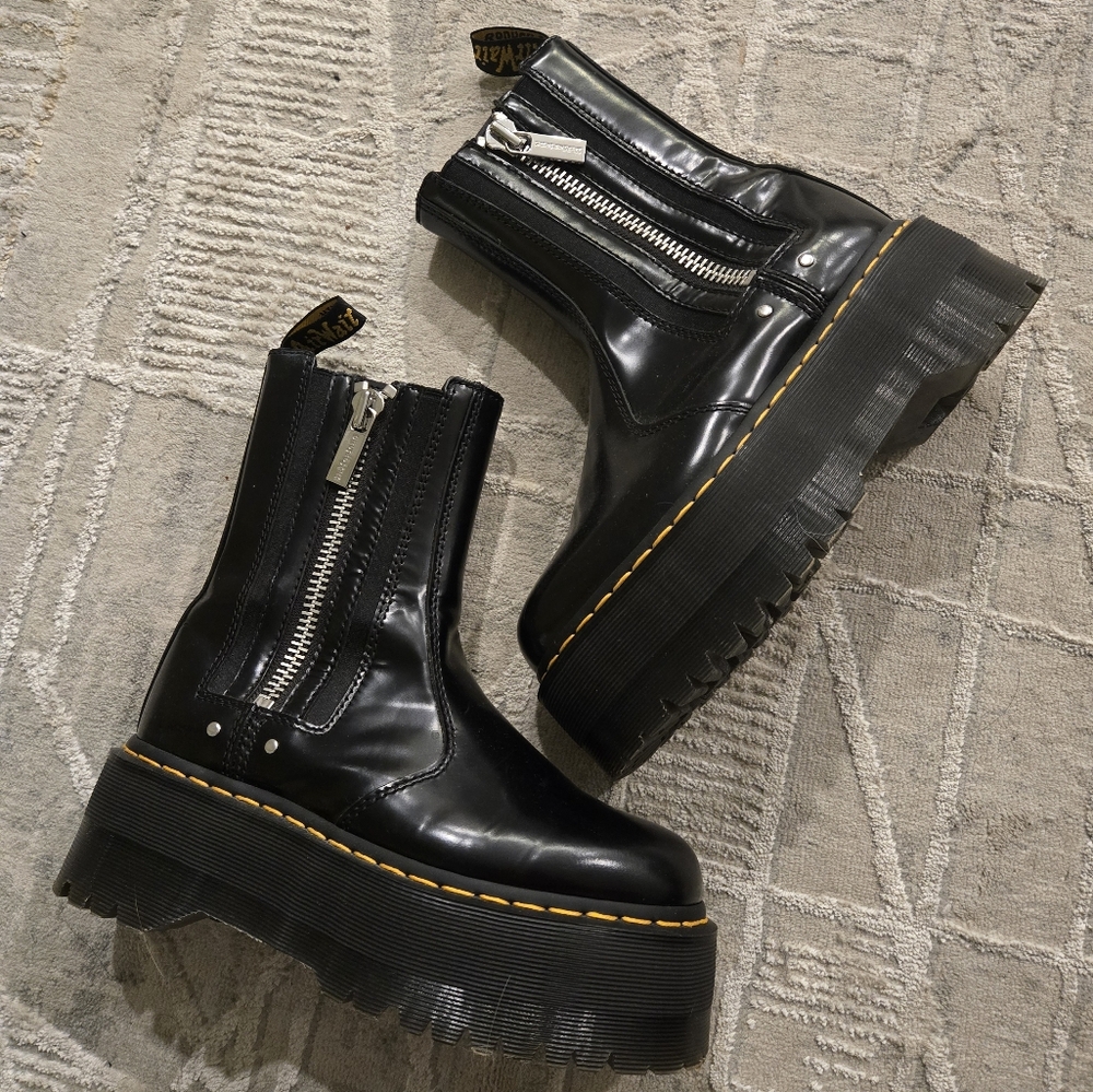 Doc Martens Black Platform Boots